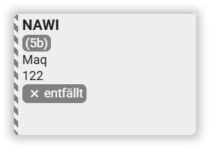 Klasse fehlt Klasse fehlt